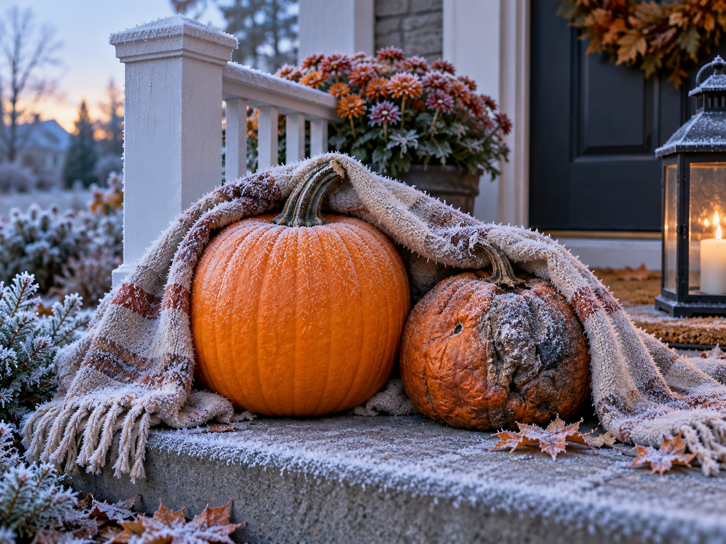 Do Pumpkins Need to Come Inside When It Frosts?