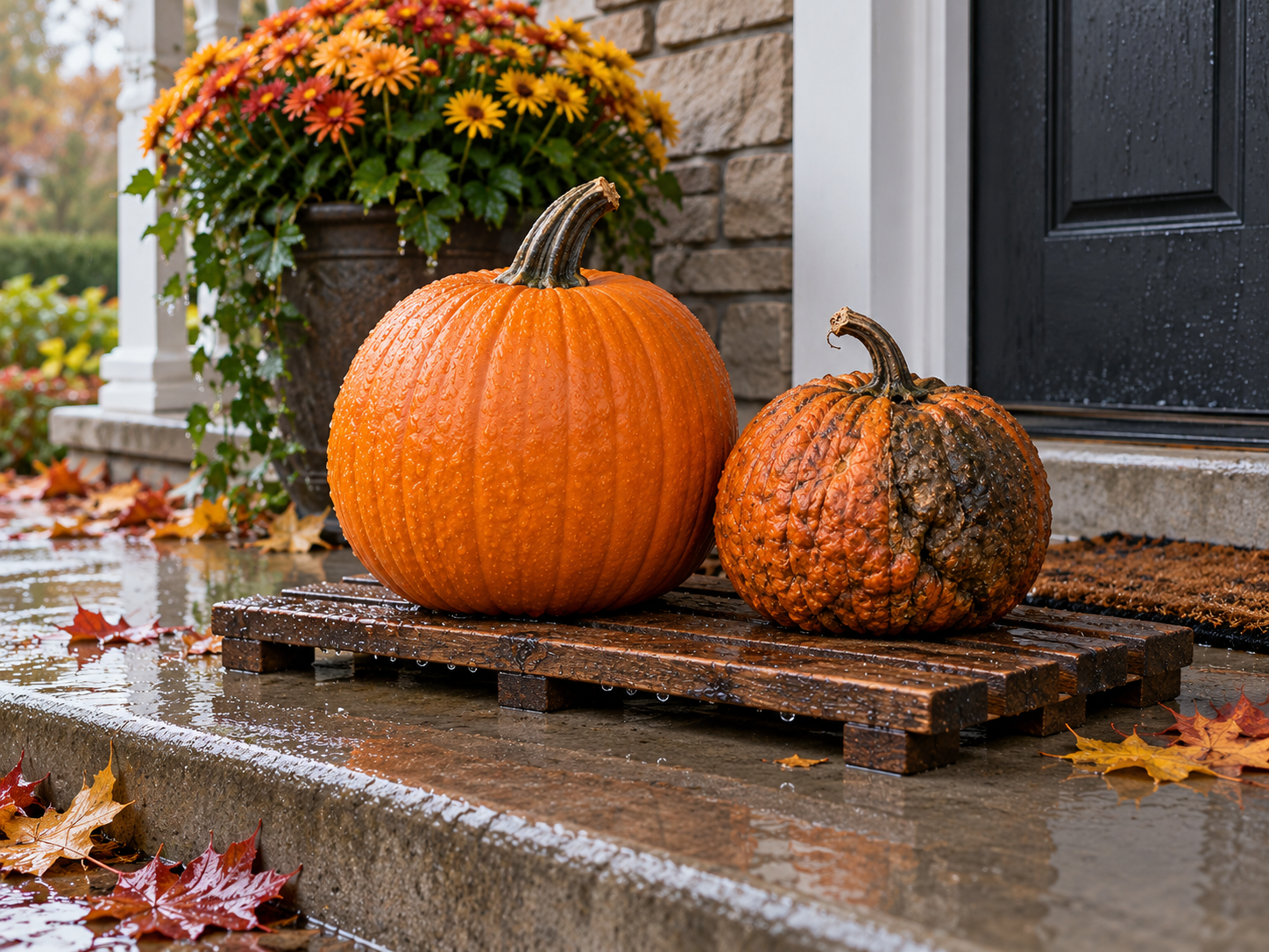 Can Pumpkins Sit Out in the Rain? Keeping Your Display Dry