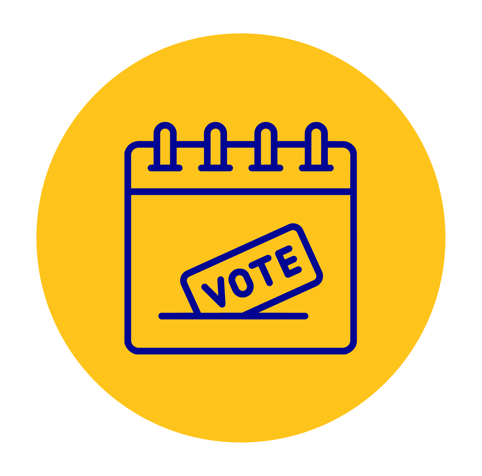 vote calendar icon