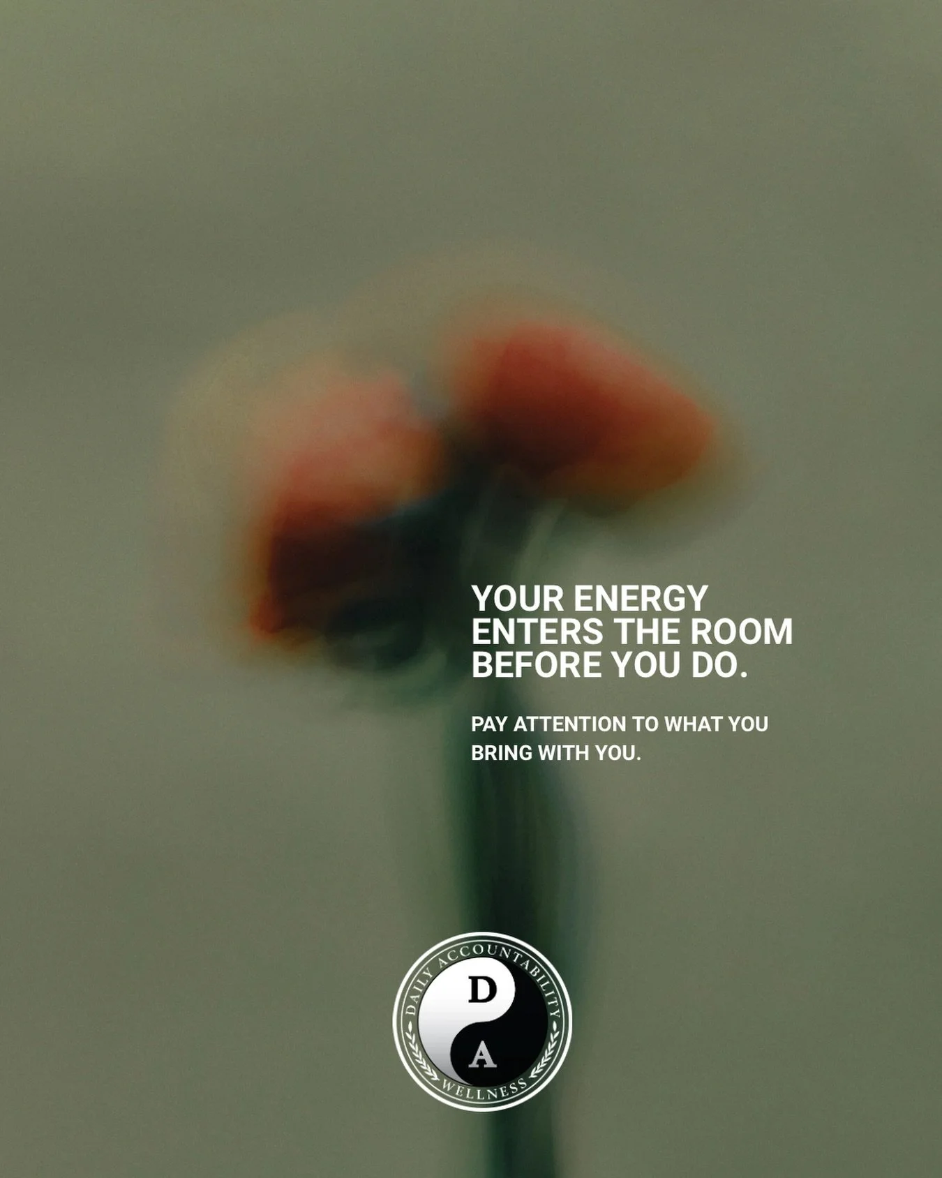 Energy isn&rsquo;t just something you feel.

It&rsquo;s something you carry.

The way you speak.
The way you listen.
The way you enter a room.
The way you treat yourself when no one is watching.
The things you give your attention to.

All of it becom