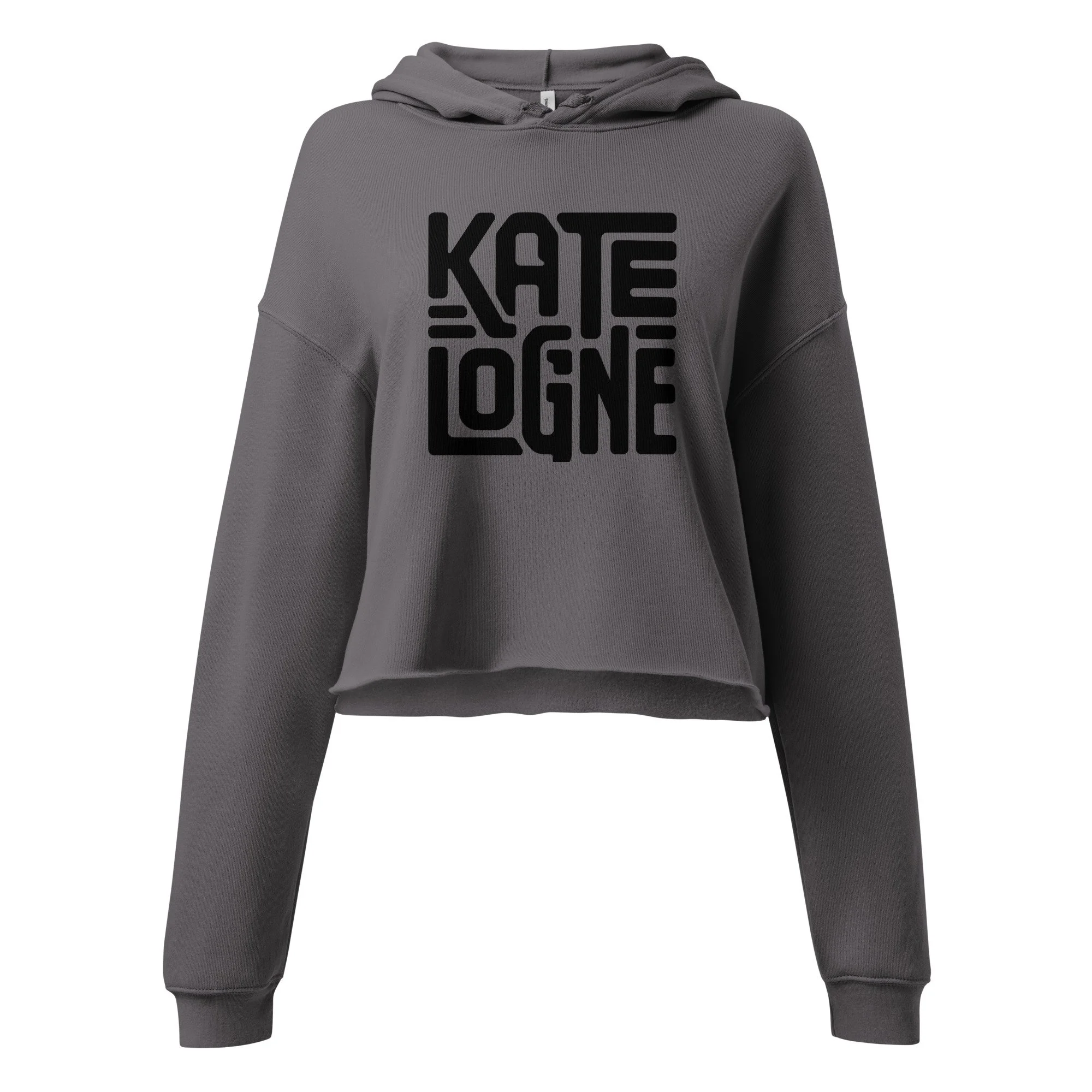 Crop Hoodie | Big Black