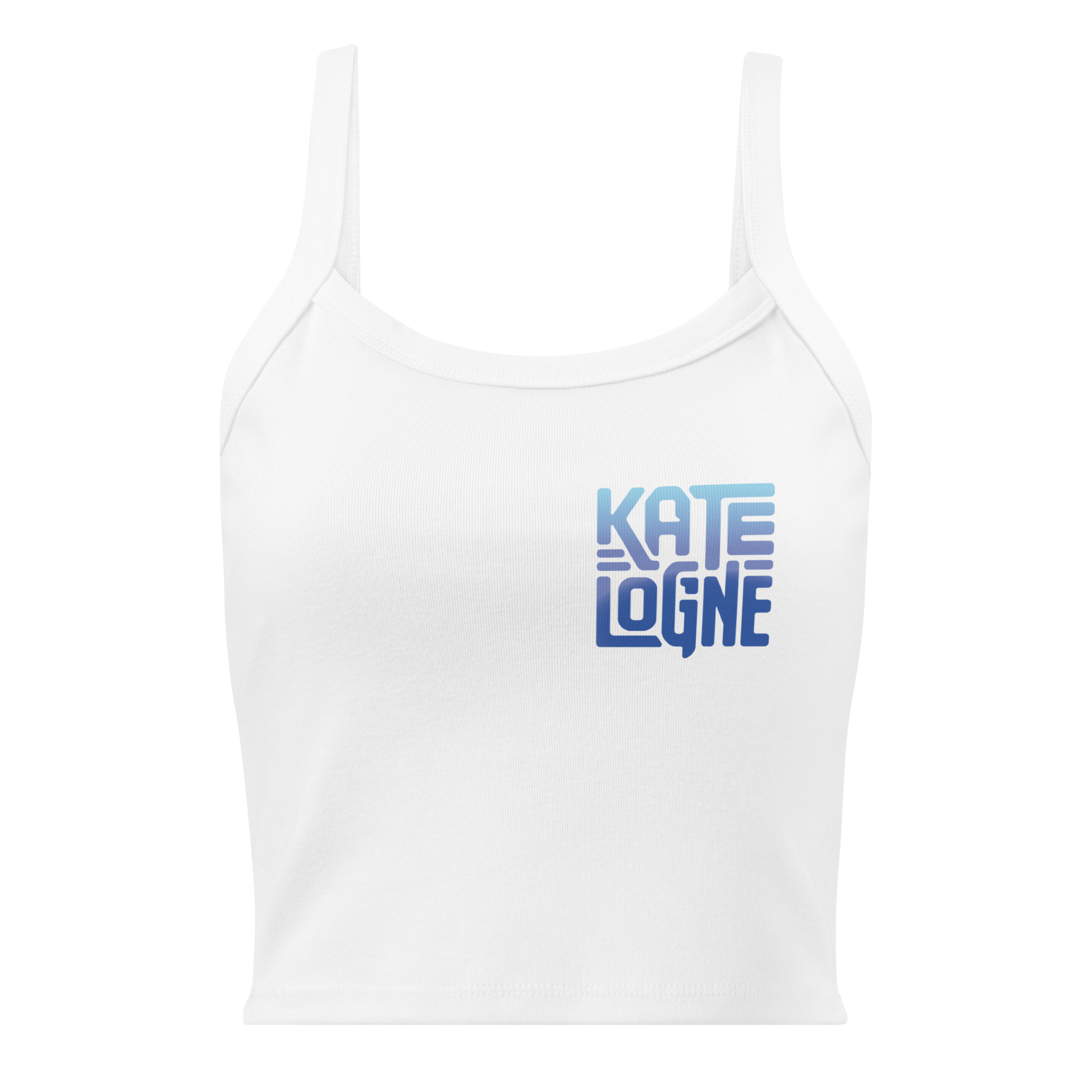 Crop Tank Top | Small Blue