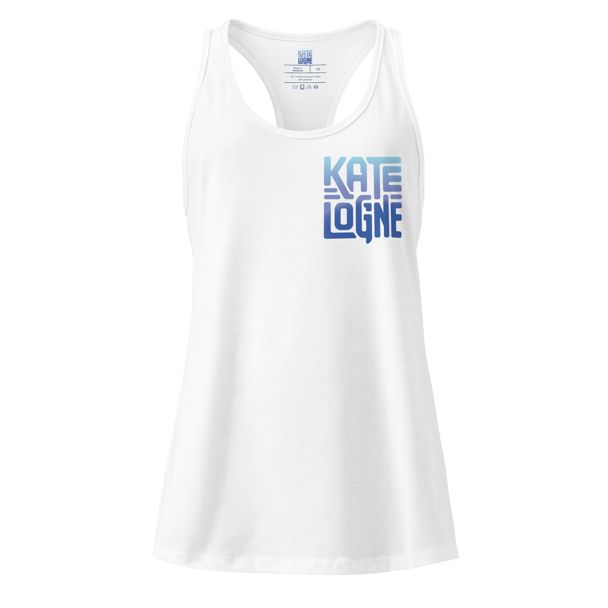 Racerback Tank Top | Small Blue