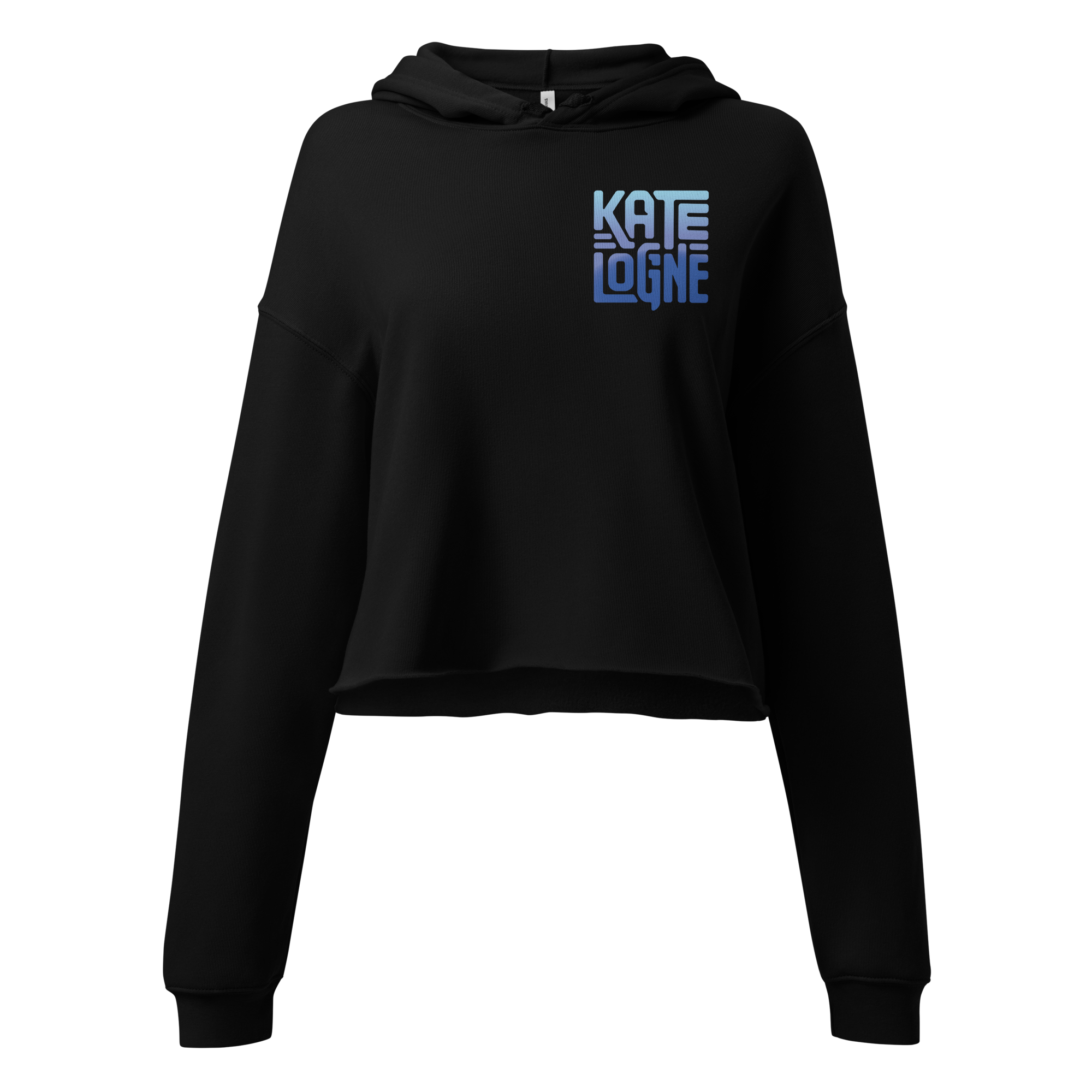 Crop Hoodie | Small Blue
