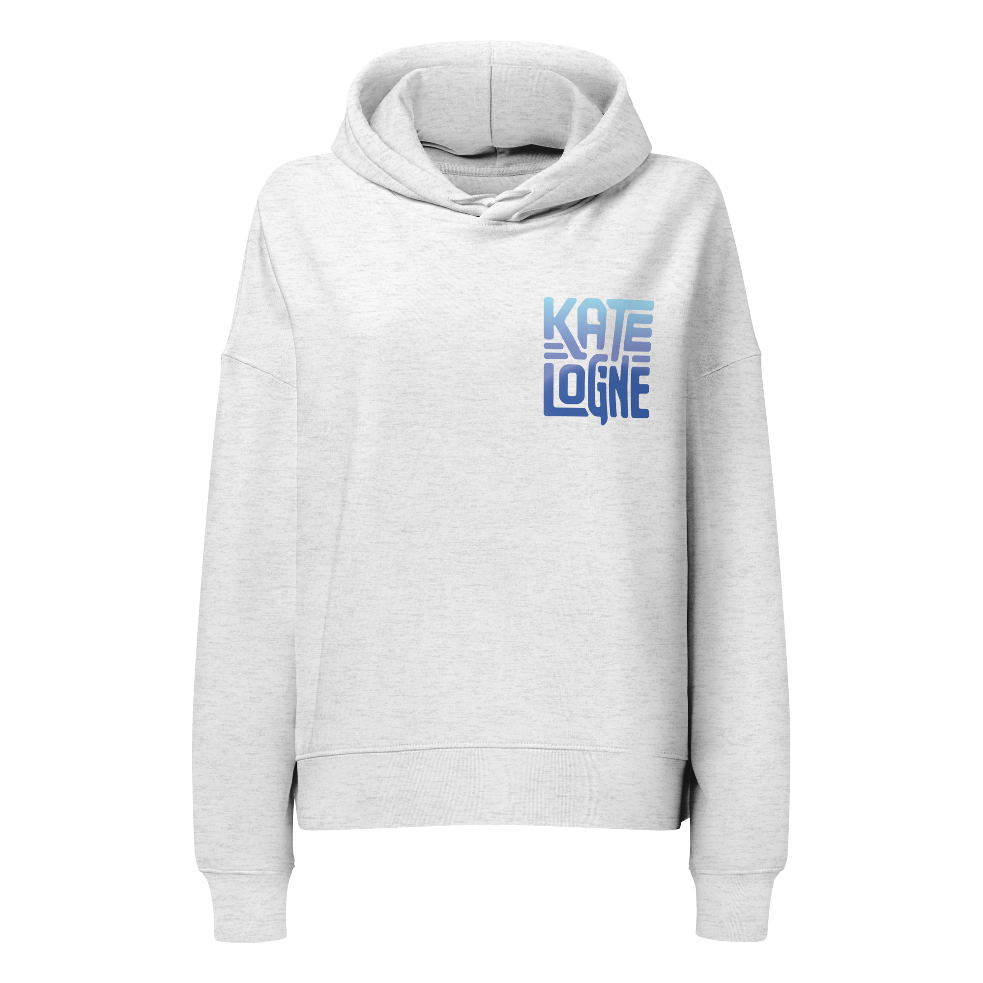 Organic Silhouette Hoodie | Small Blue