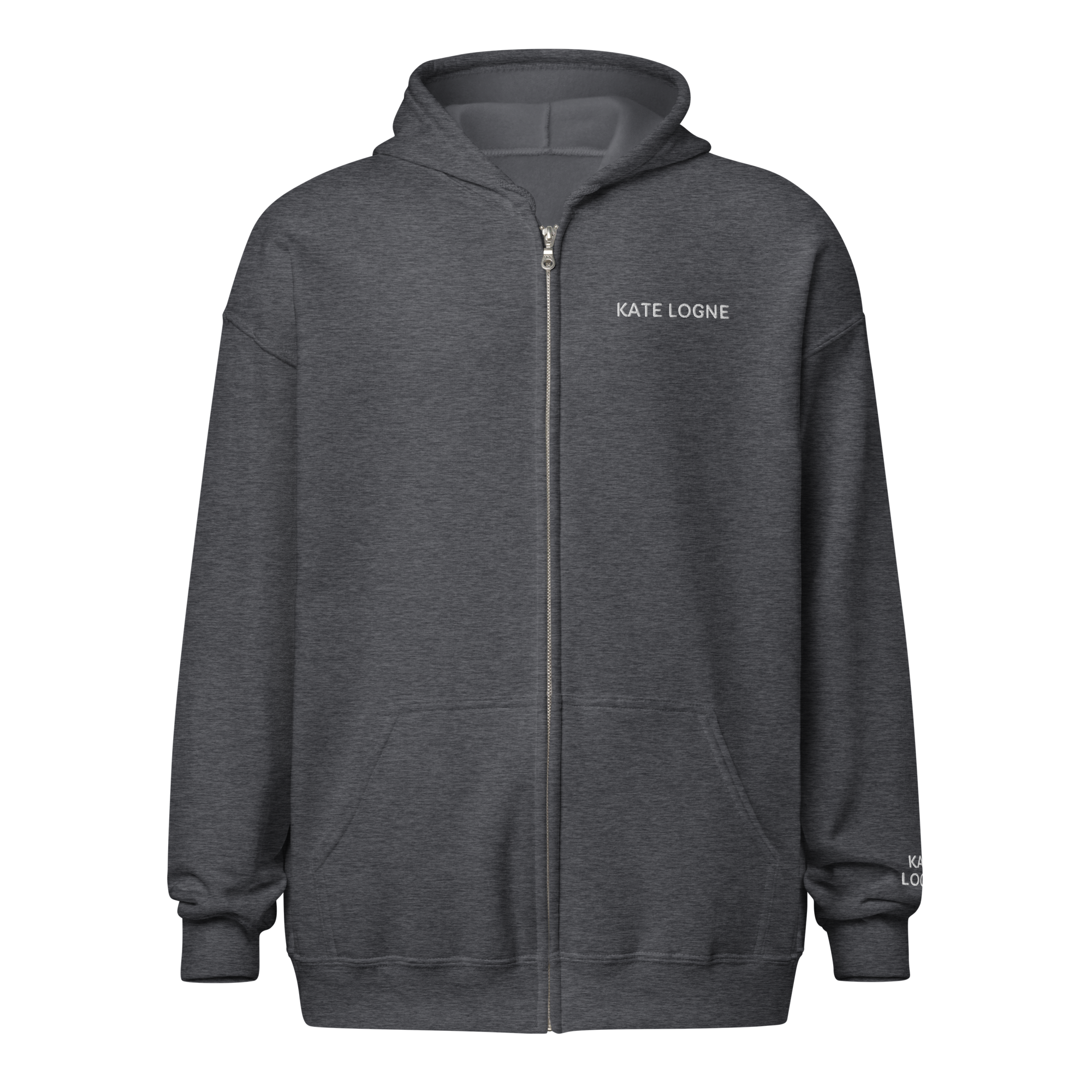 Zip Hoodie | Tiny White