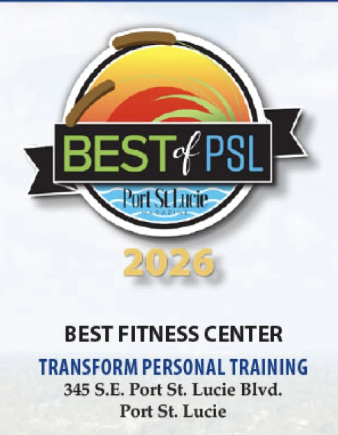 Transform Personal Training Best Fitness Center of PSL