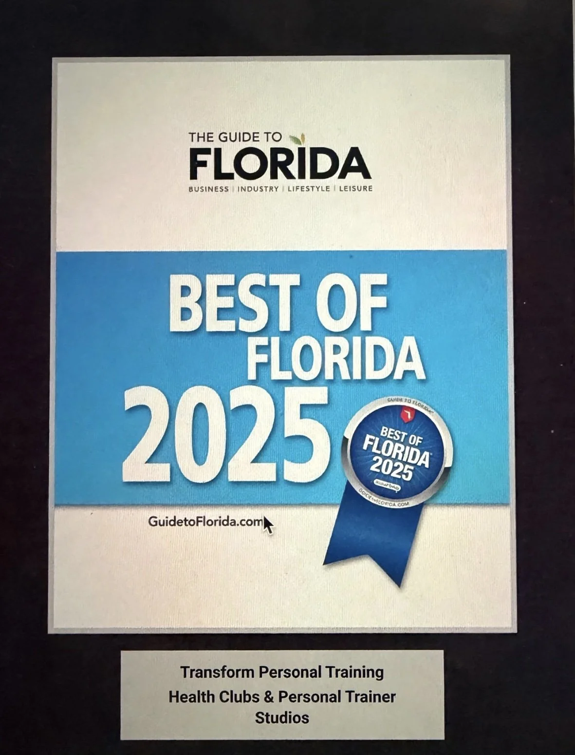 Transform Personal Training Best of Florida Health Clubs and Personal Trainer Studios