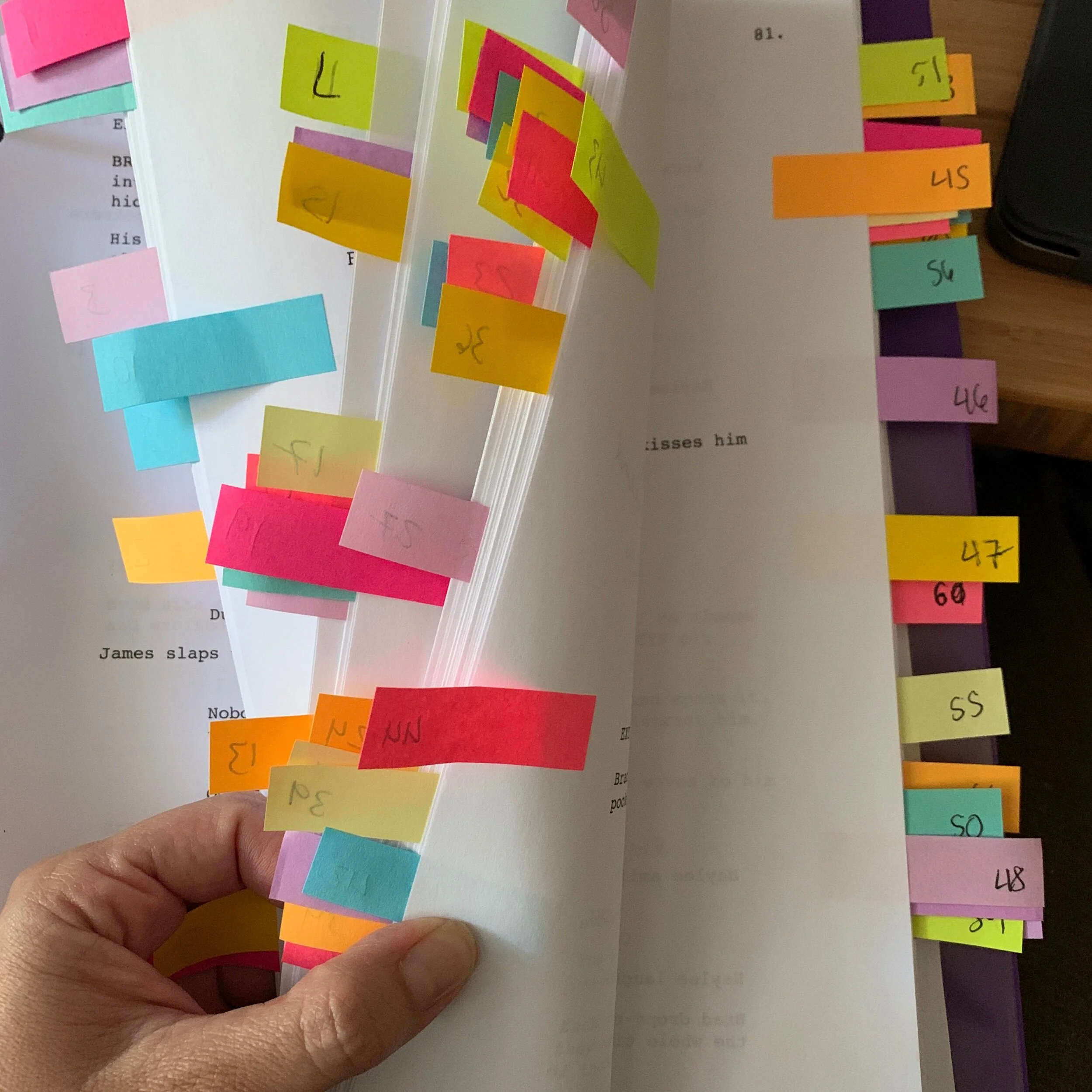 Breaking down my script so production can hit the ground running