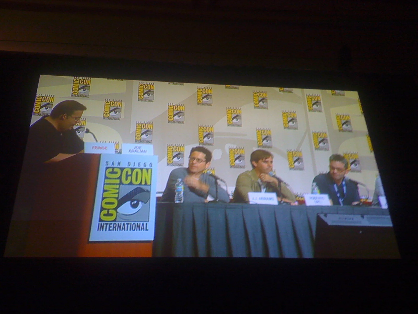 Fringe at Comc-Con - J. J. Abrams, Roberto Orci, and Alex Kurtzman