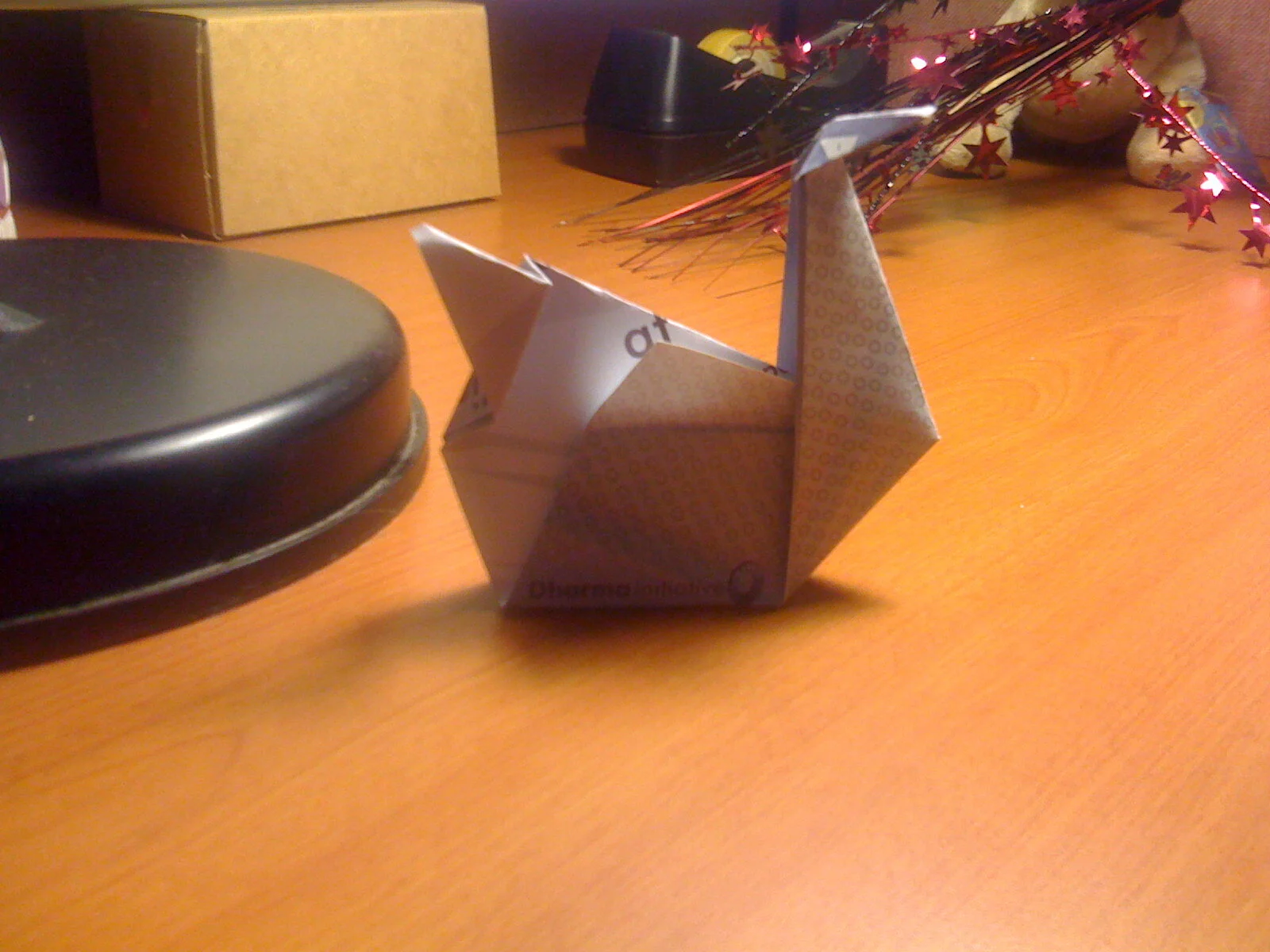 Dharma Initiative recruitment flyer origami crane