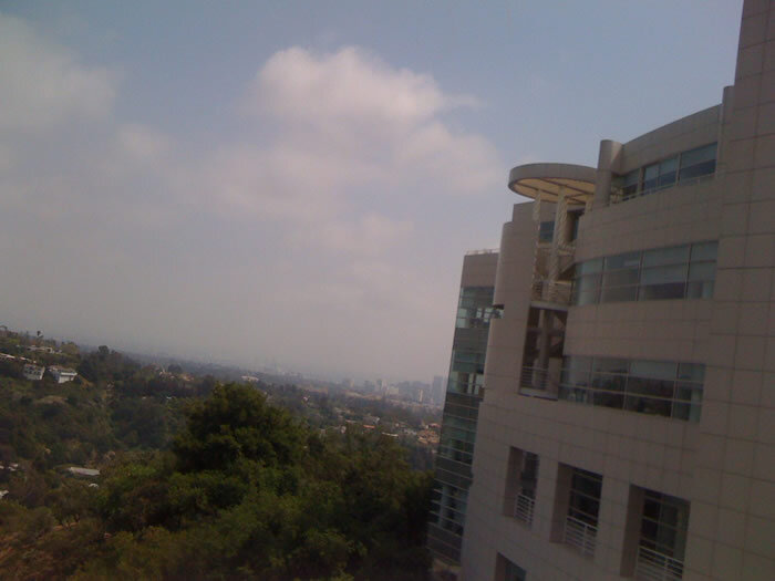 Downtown L.A. from the Getty