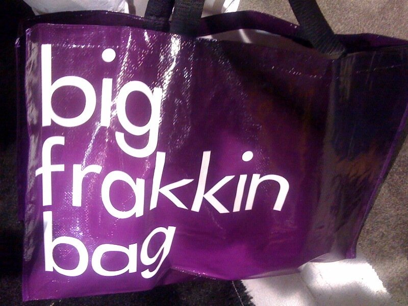 Big frakkin bag