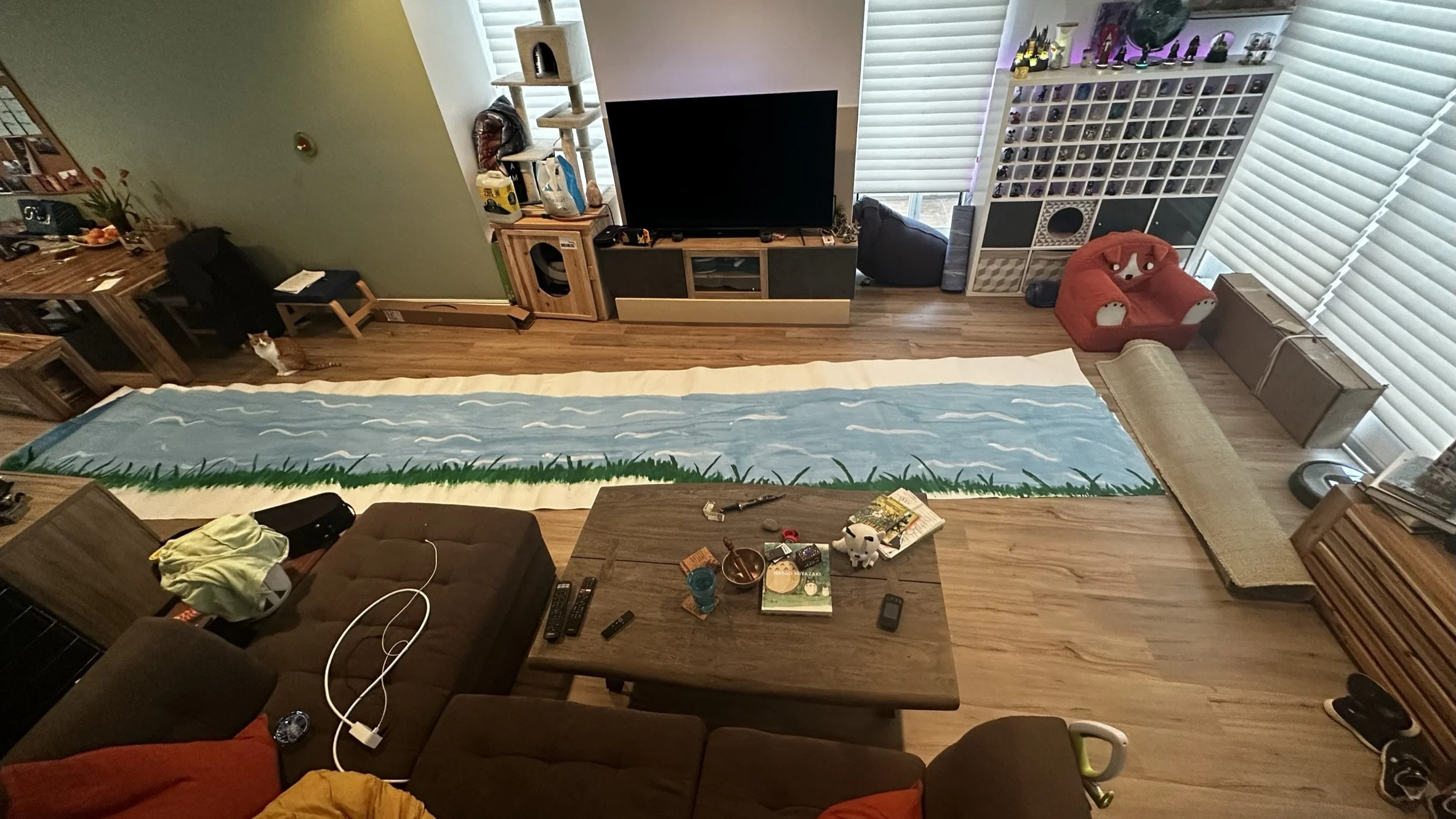 Stage background - river