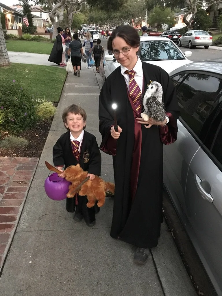Harry and Hermione (handmade robes)