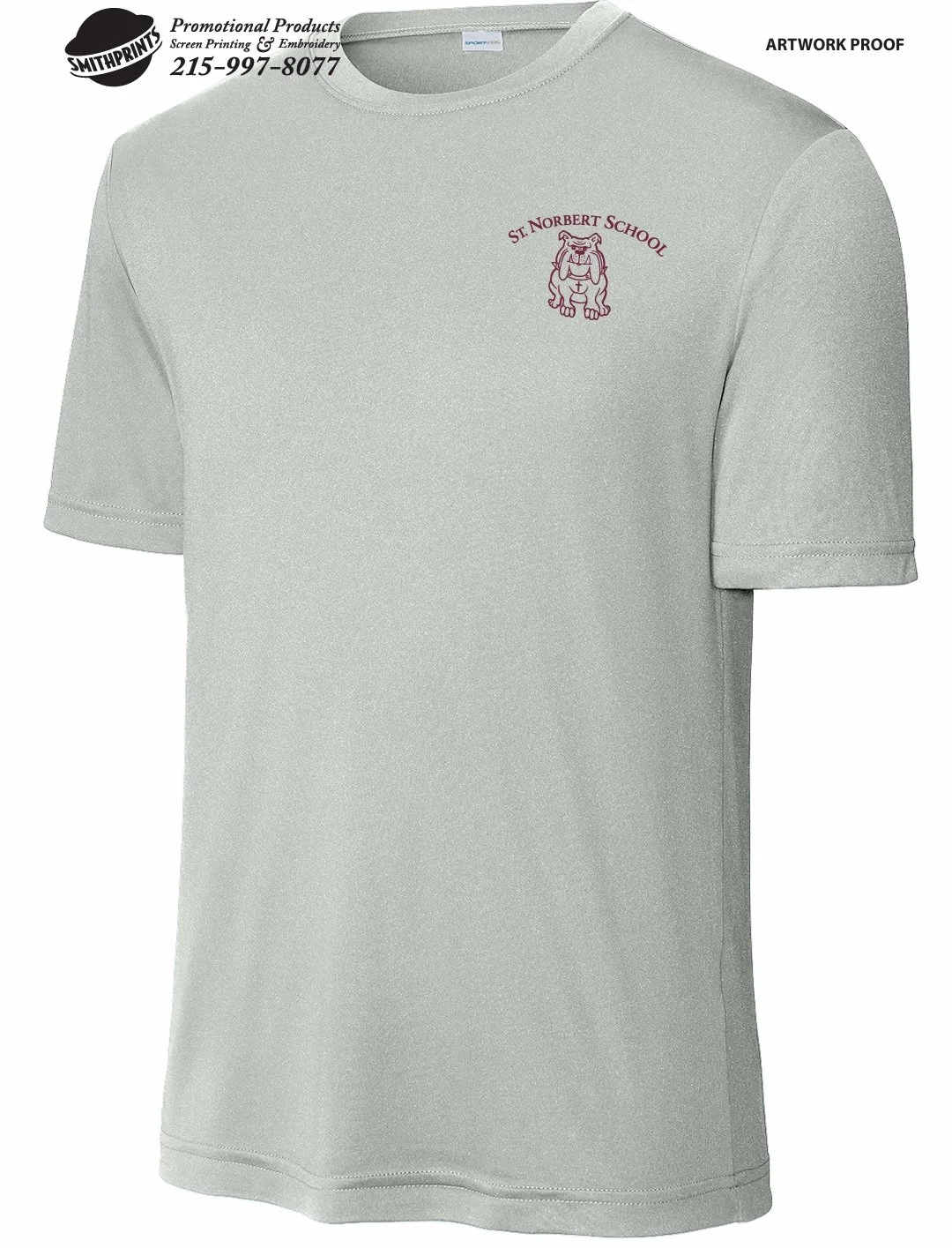 Short Sleeve Grey Sport-Tek Shirt