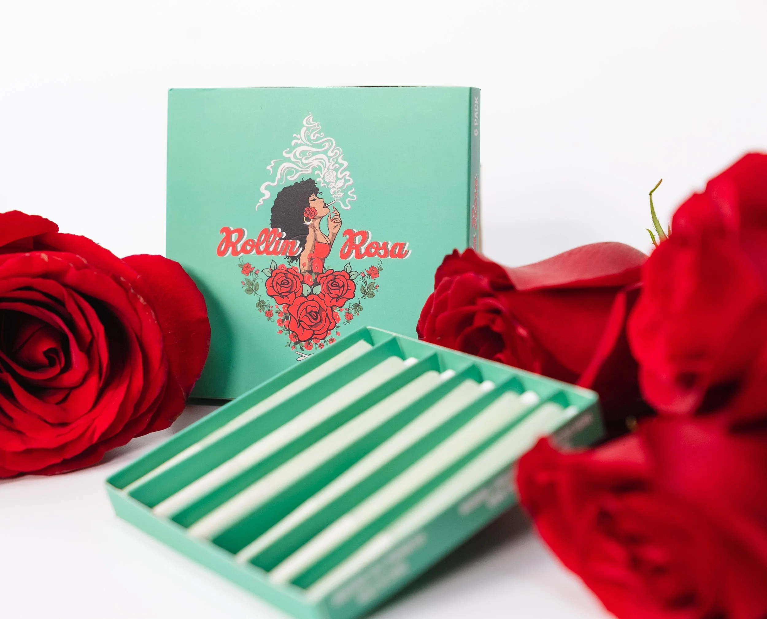 La Rollin Rosa 6 Pack Cones