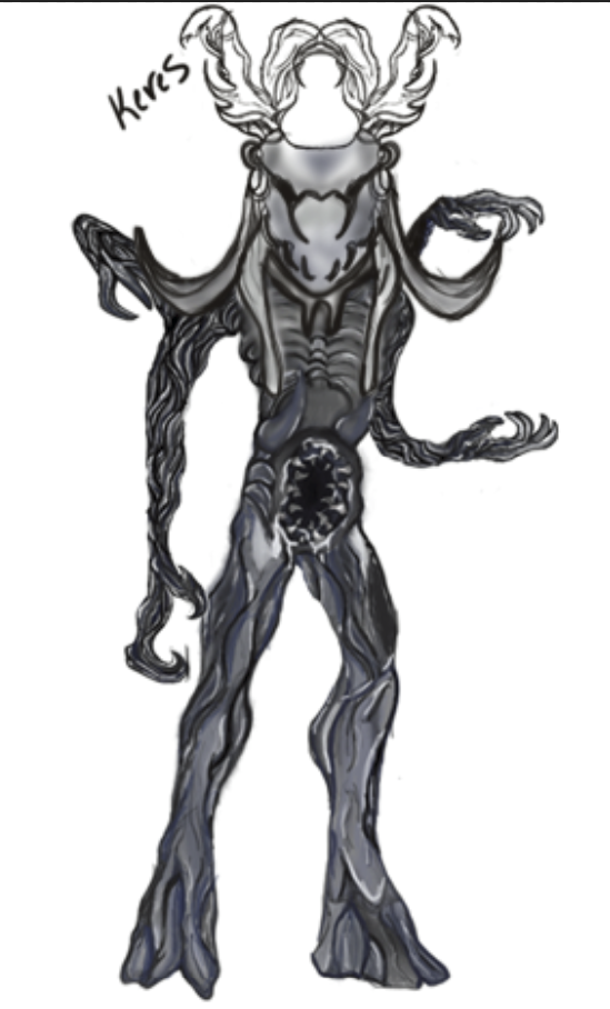 Keres Demon Design - Digital Painting Photoshop