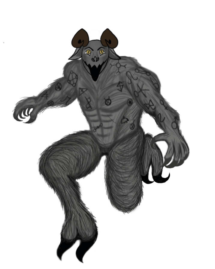 Haures Creature True Form - Digital Painting Photoshop