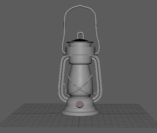 Lantern 3D Model - Maya 