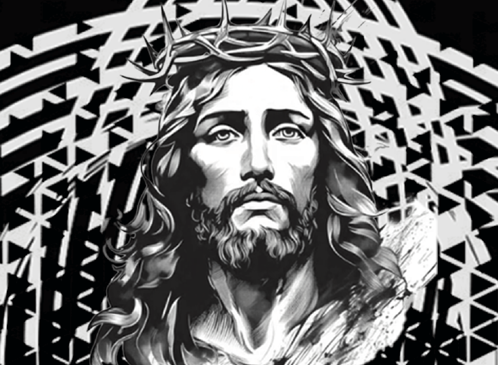 Jesus Portrait - Custom Design Photoshop