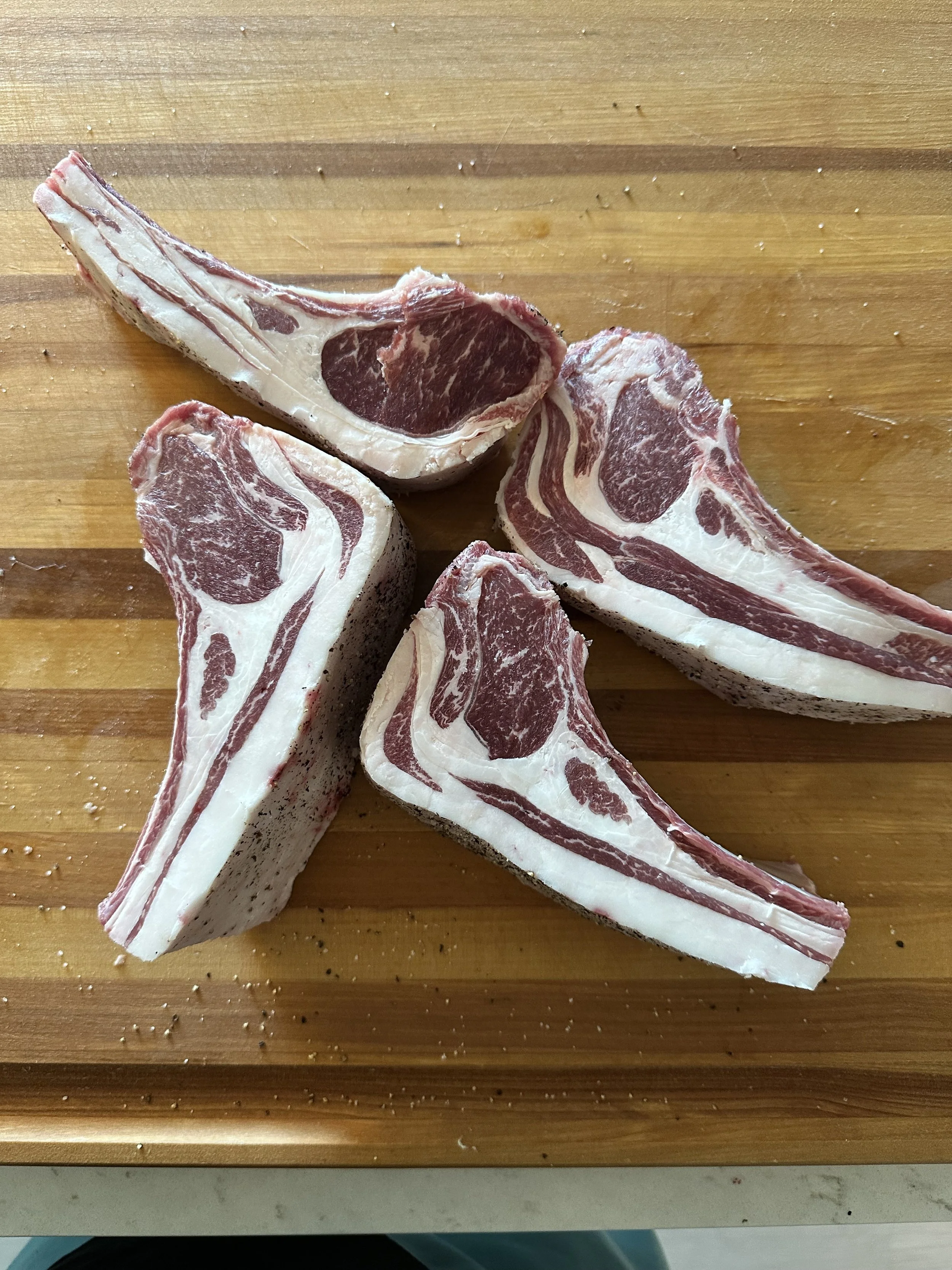 100% Grassfed Lamb Rib Chops