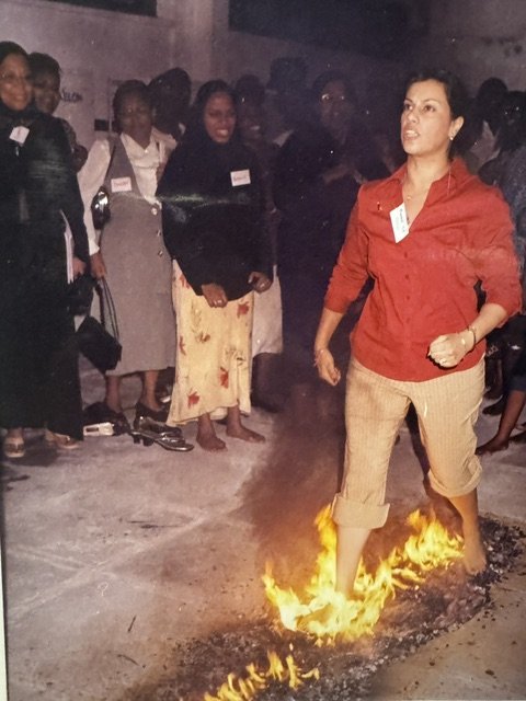 Walking on Fire in Mombasa @Tony Robbins