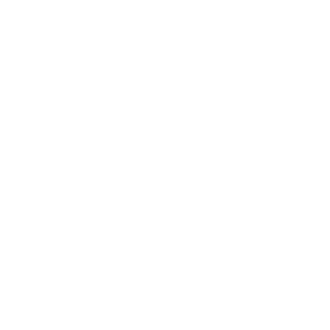 Black and white logo with geometric shapes forming a shield-like emblem