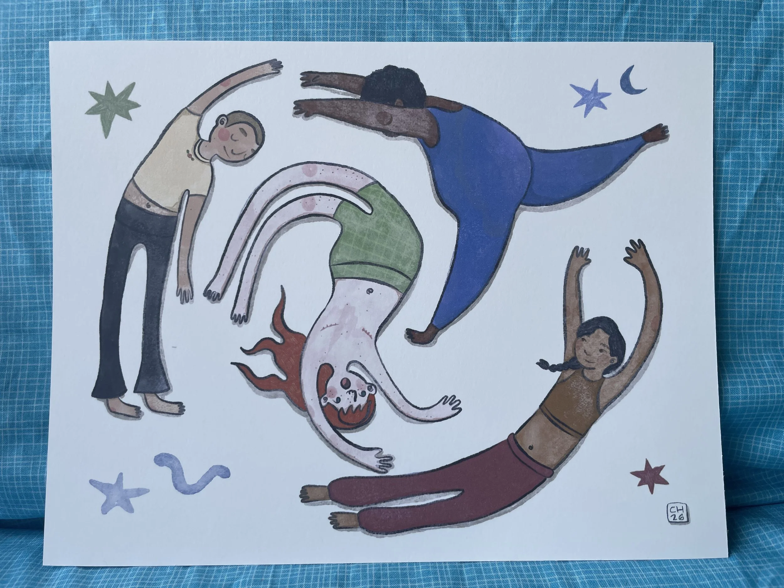 "stretch" print