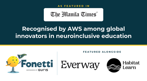 Auris Tech and Fonetti Recognised by AWS Among Global Innovators in Neuroinclusive Education