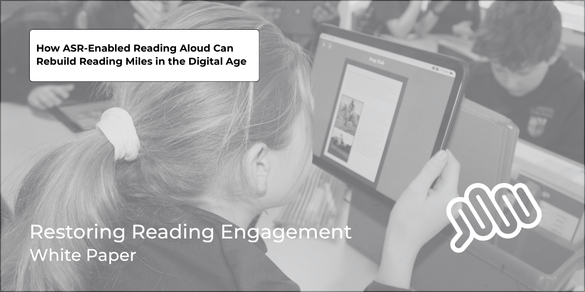 Children Aren’t Failing to Learn to Read - They’re Stopping Reading, New Whitepaper Reveals