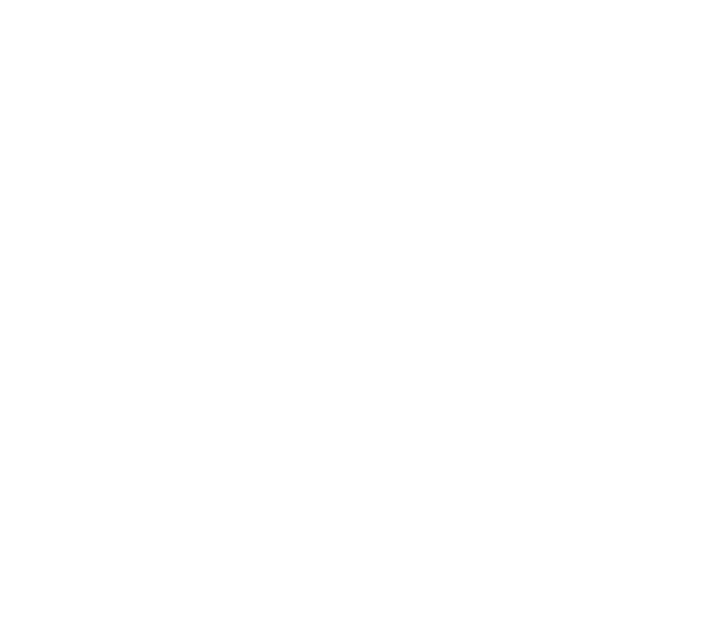 Stylized white outline of a fist on a black background.