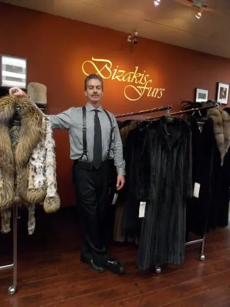 man standing in store