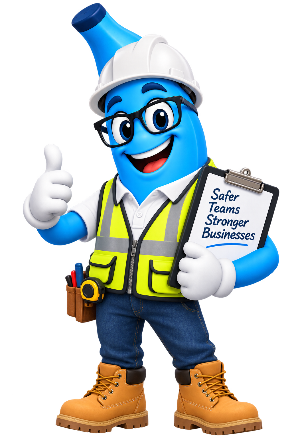 Blue Java workers compensation insurance mascot