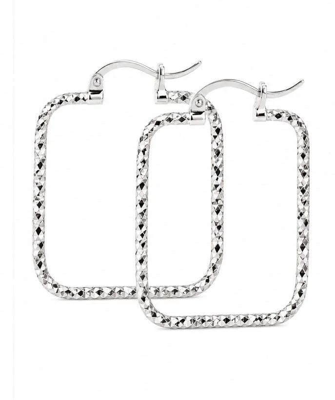 Luna Square Hoops