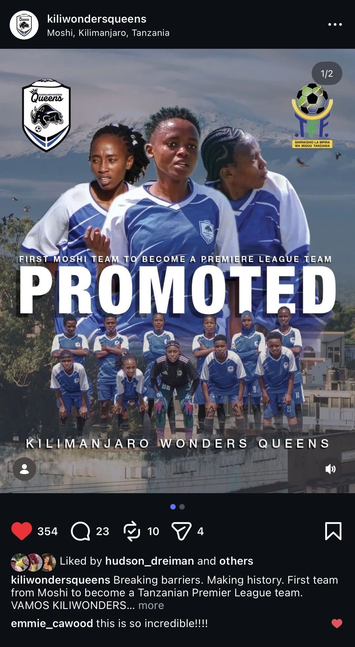 As seen on @kiliwondersqueens