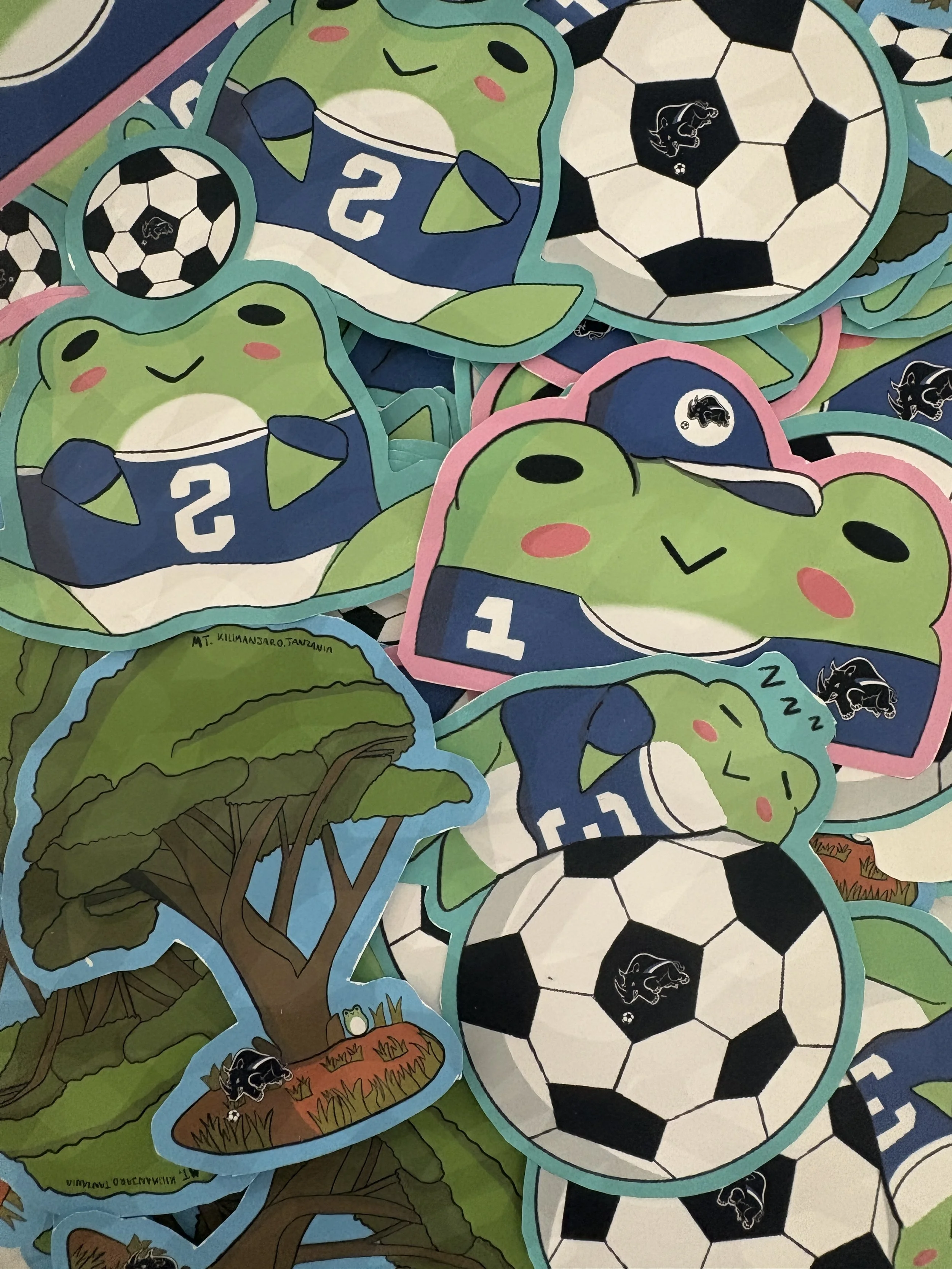 Stickers printed to help boost awareness and funds raised for KWSC