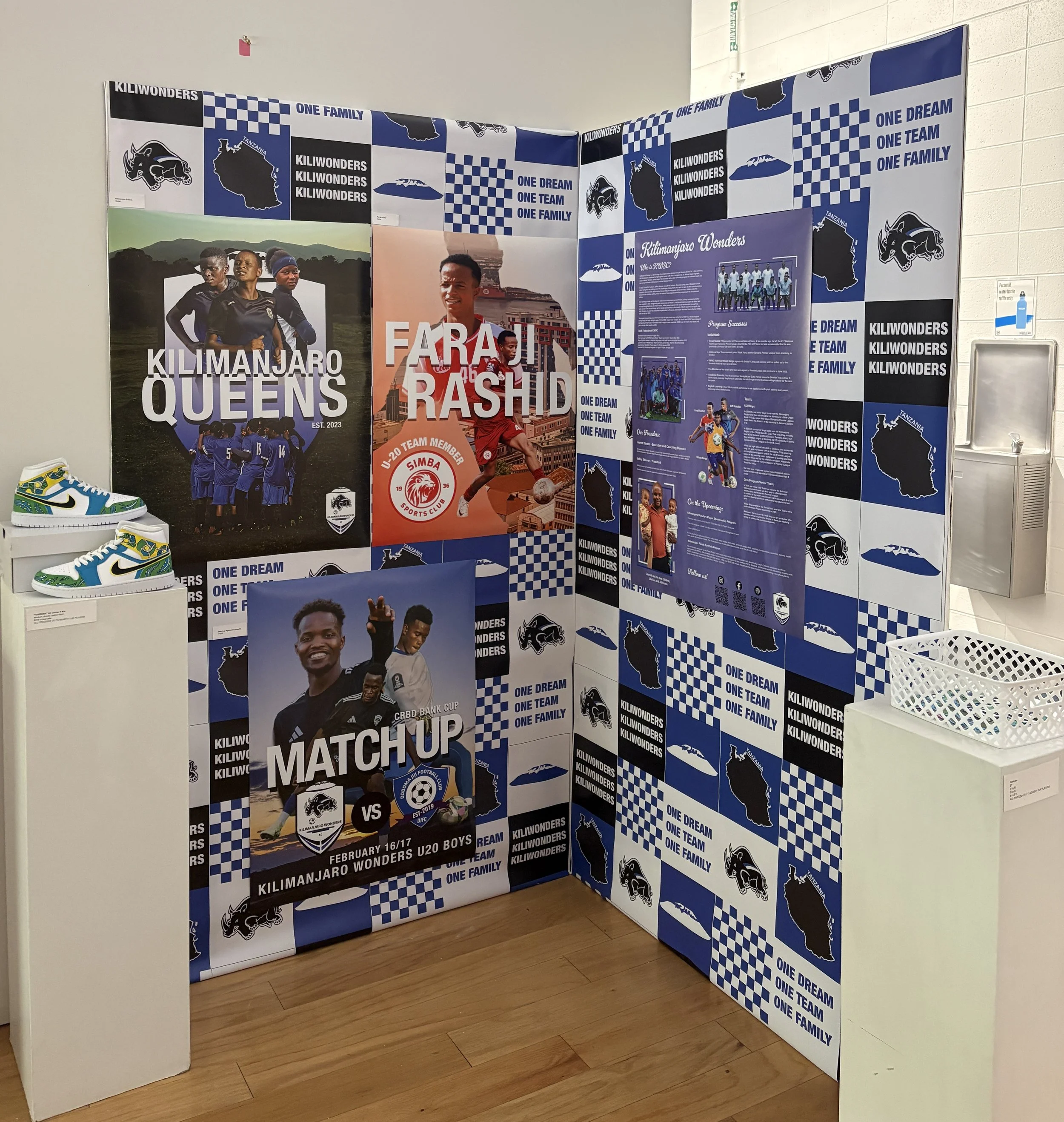 Full Display of work for Butler University's Art + Design Senior Thesis Show