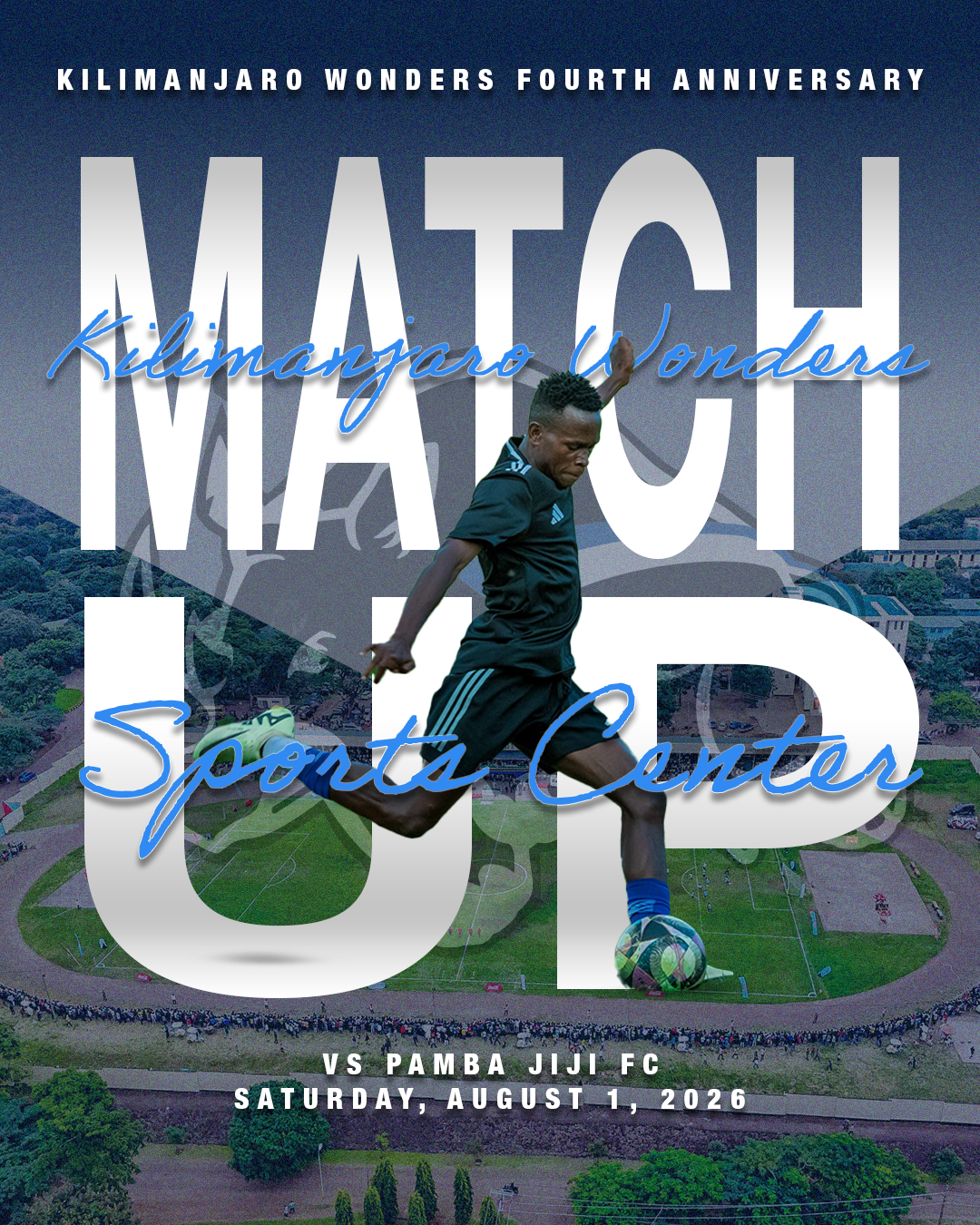 Match-up graphic for KWSC's fourth anniversary 