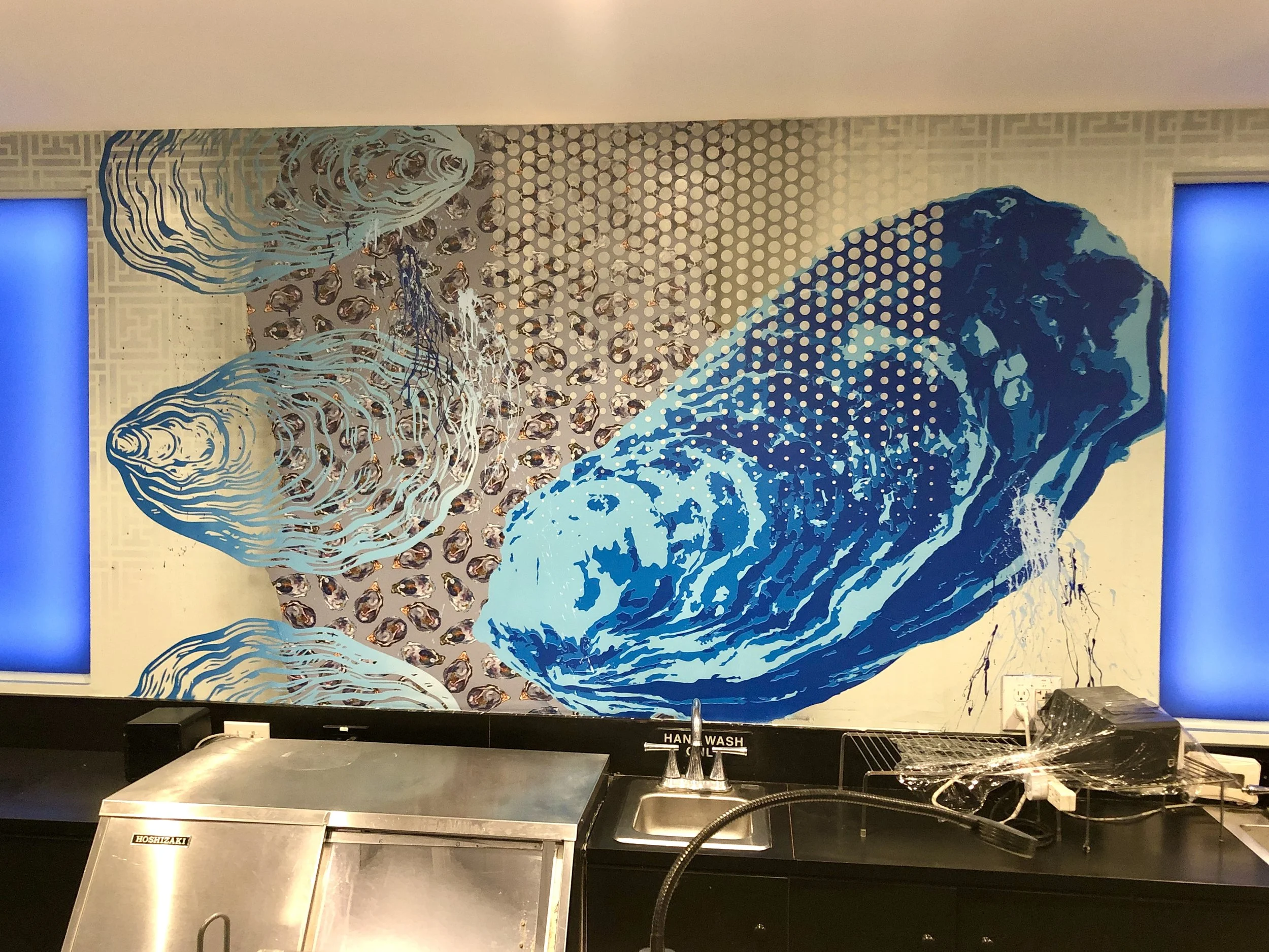 Finz Sushi Mural