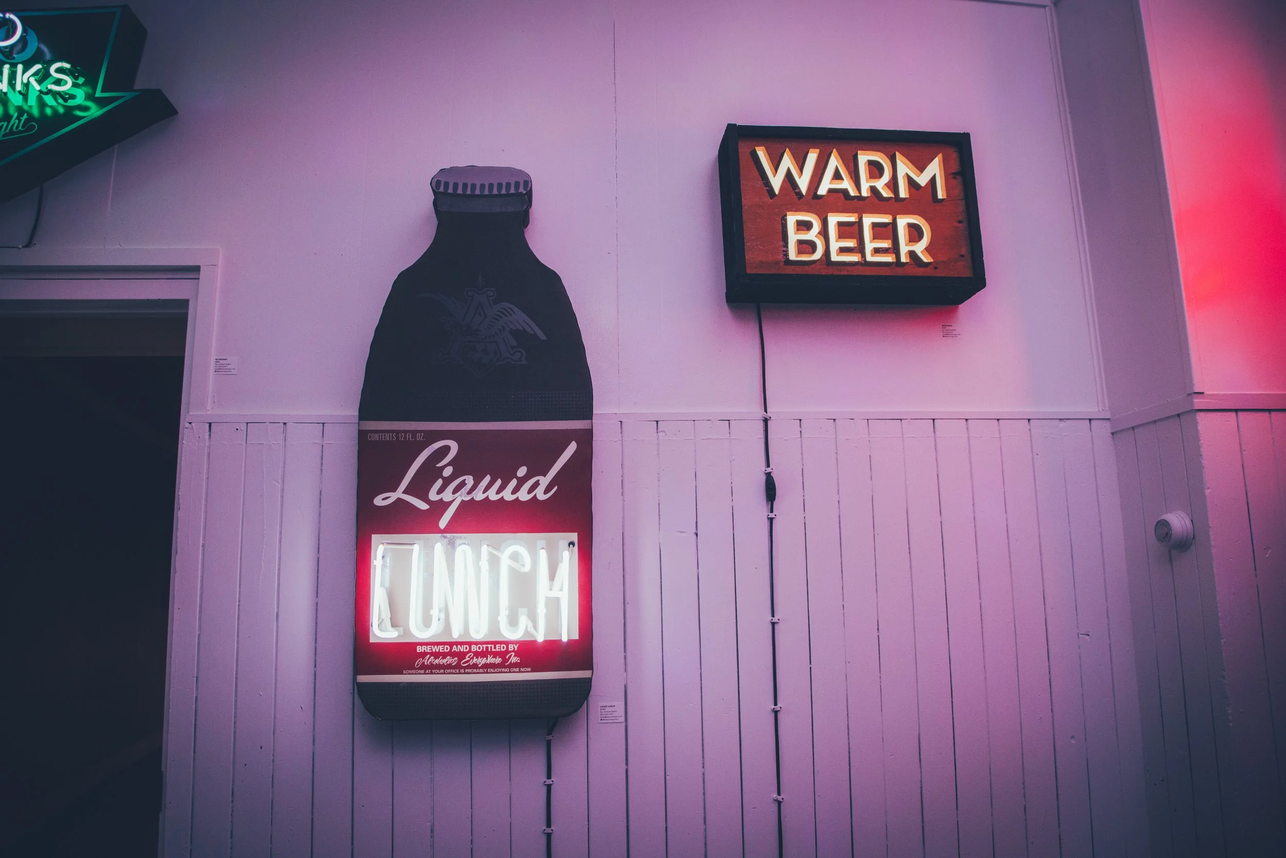 Neon Bar Signs