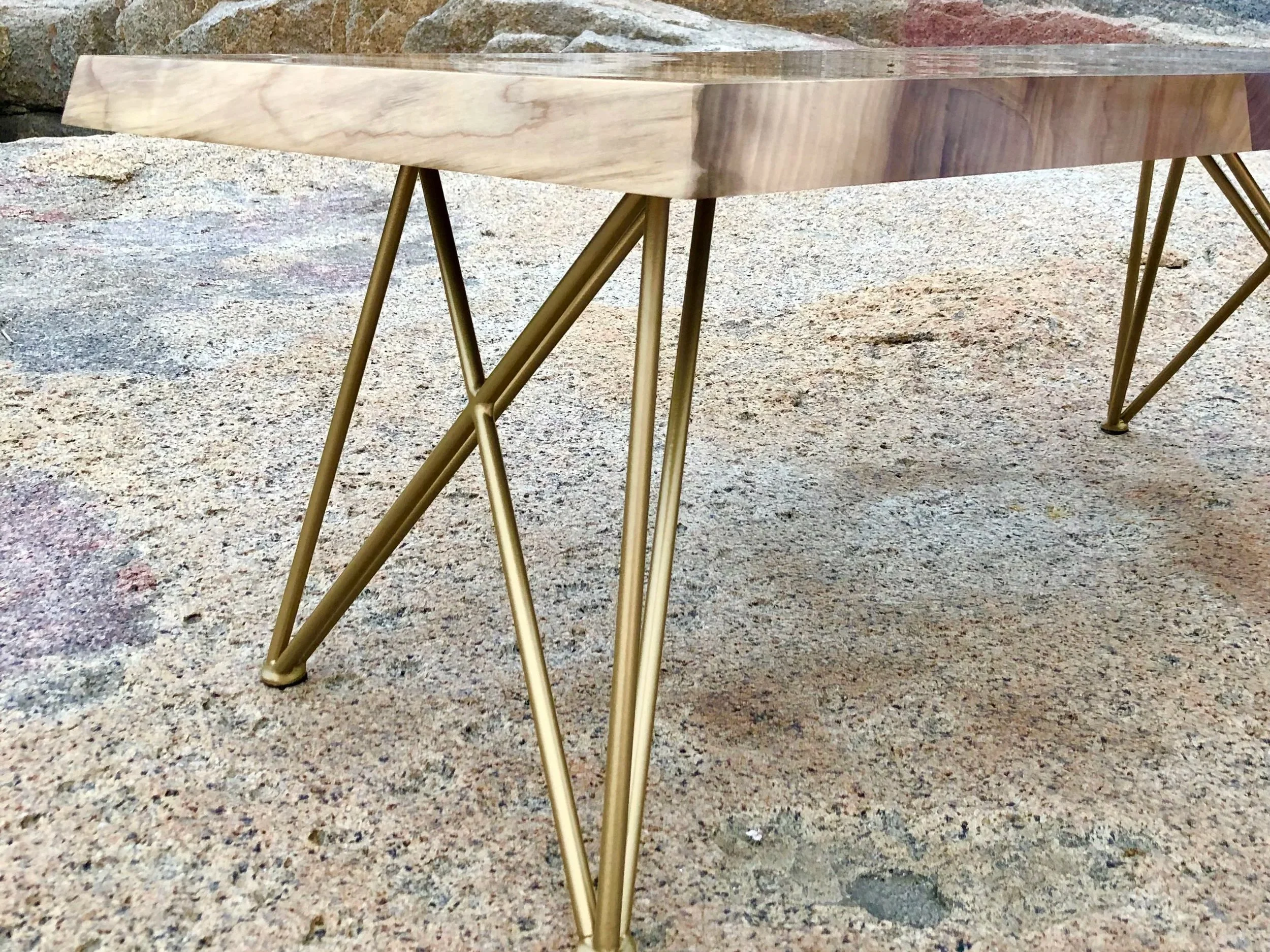 Tulip & Walnut Coffee Table