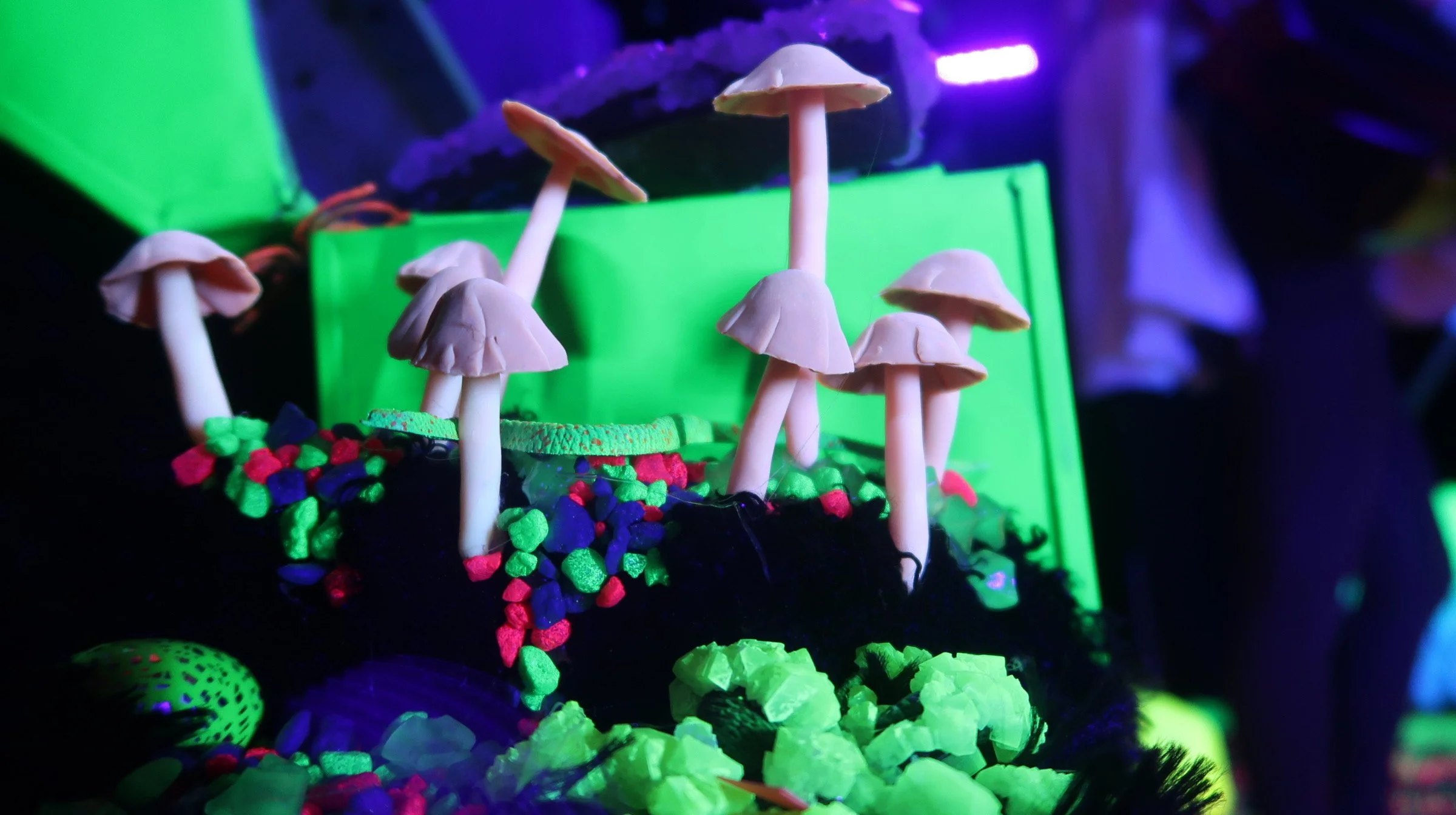Neon Dream Crystal Cave