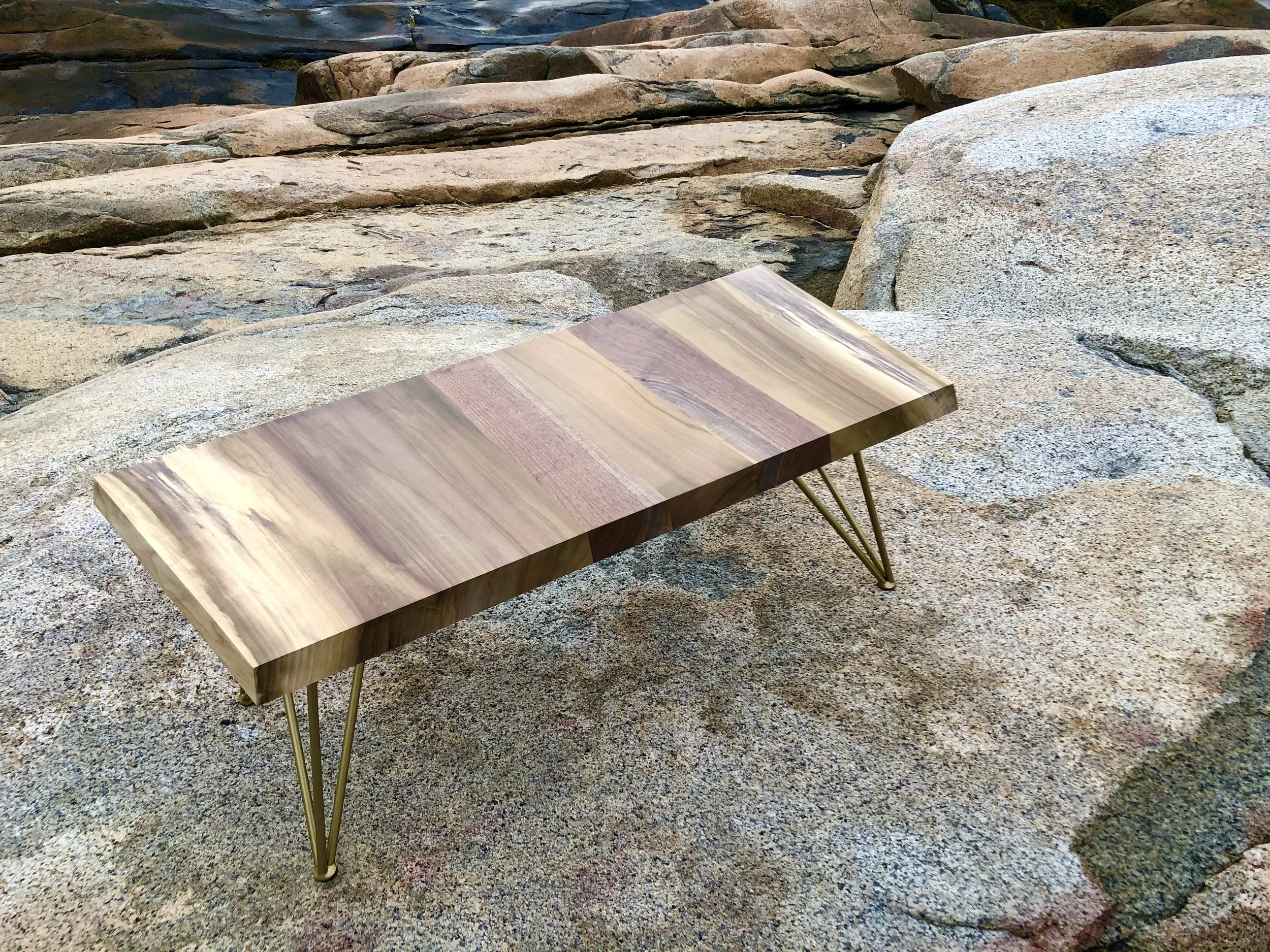 Tulip & Walnut Coffee Table