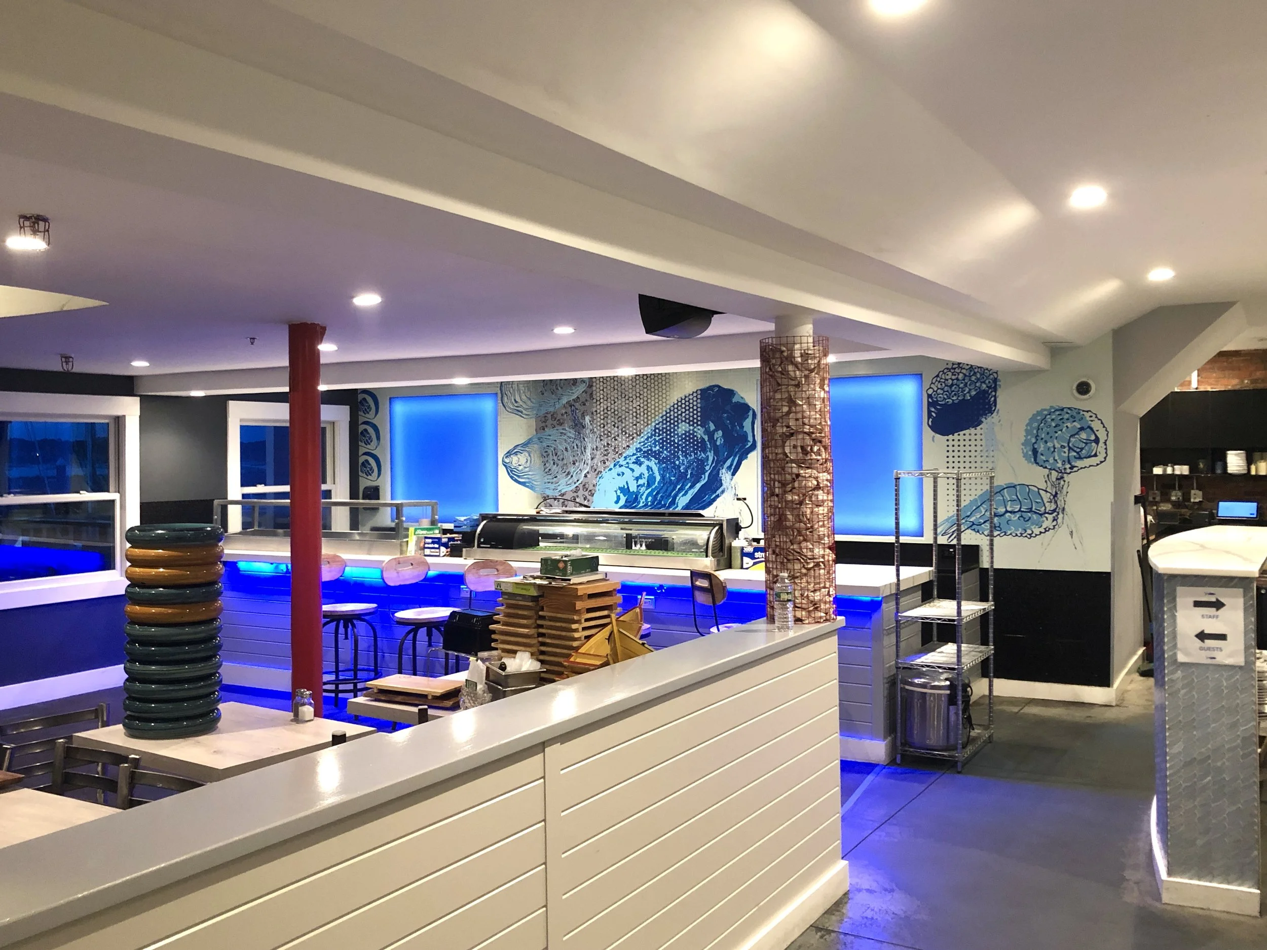 Finz Sushi Mural