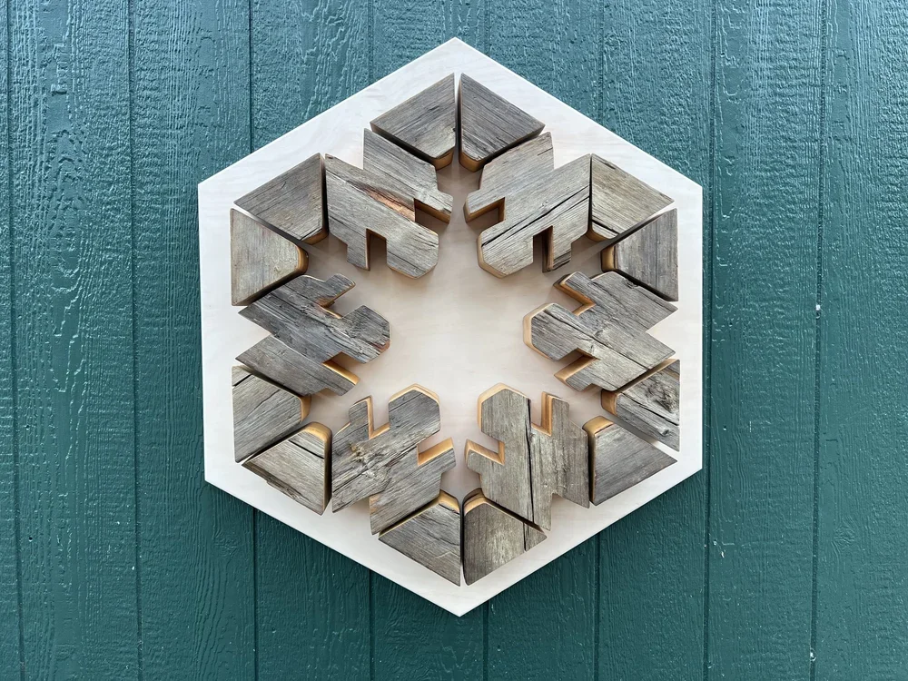 Wooden Snowflake