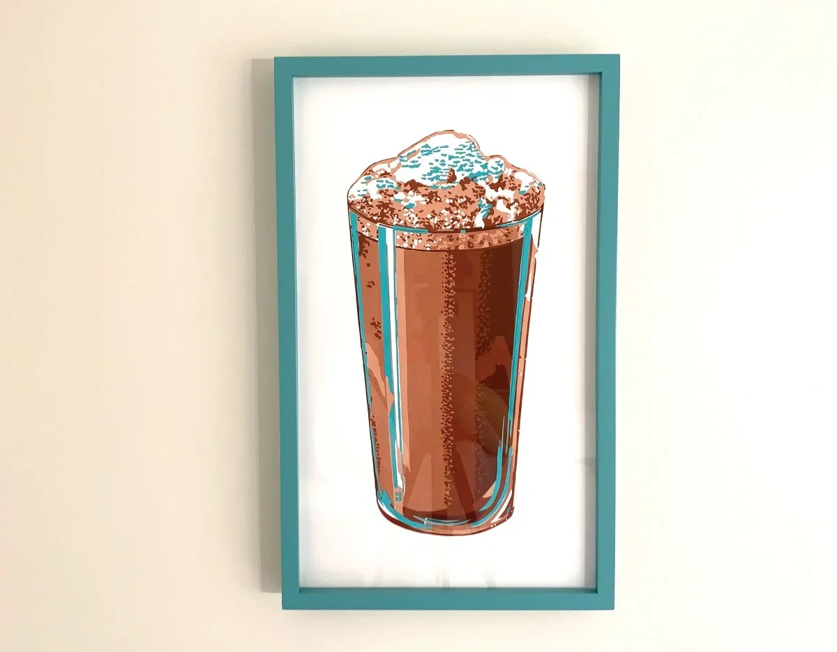 Root Beer Float Screenprint