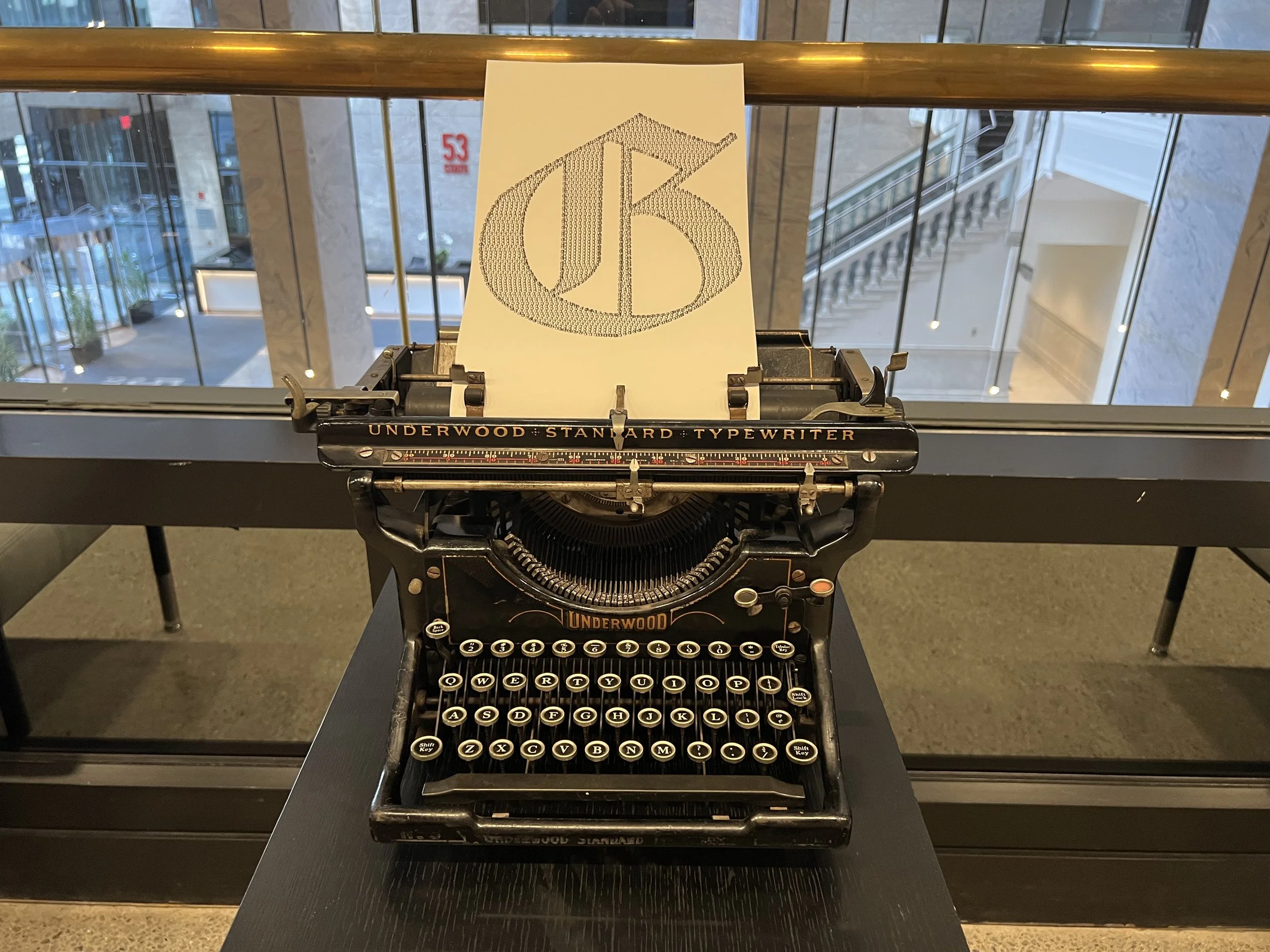 Boston Globe Typewriters