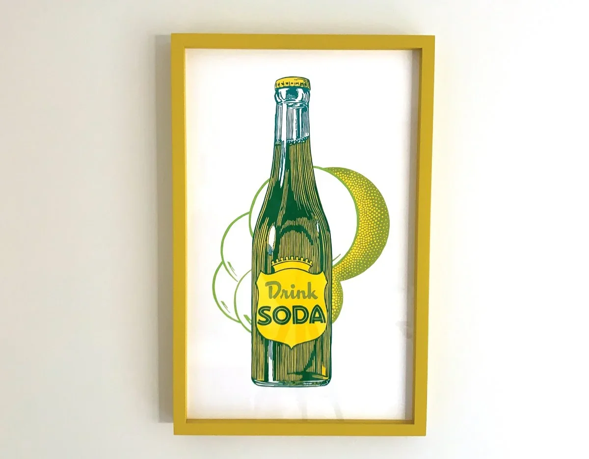 Drink Soda Screenprint