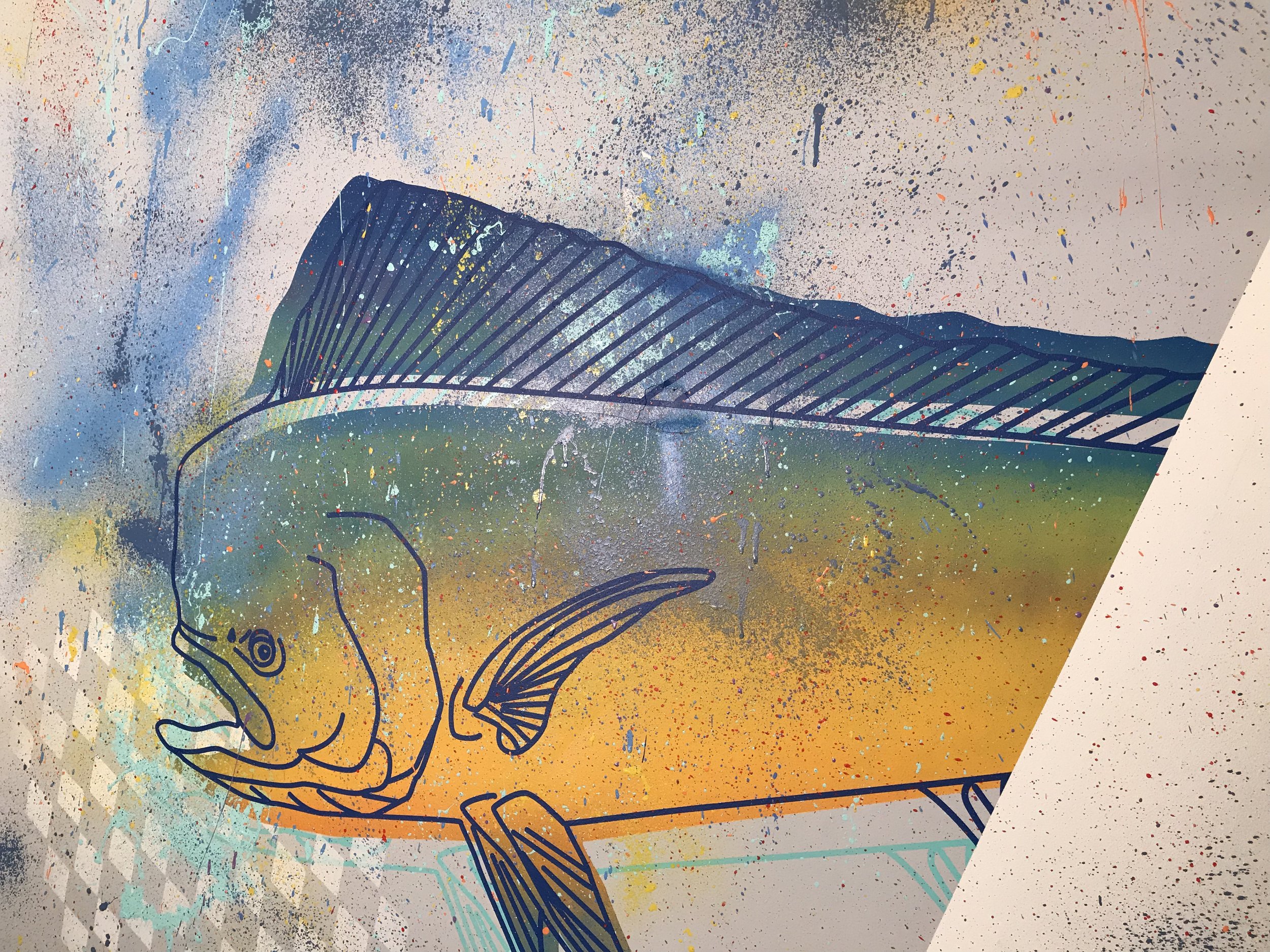 Finz Mahi Mural